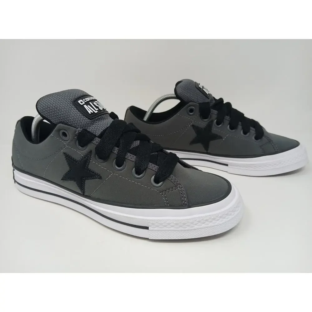Converse Unisex Star Low Puff Dark Matter Gray Canvas Sneakers Mens 9/Women 10.5 - Picture 5 of 15